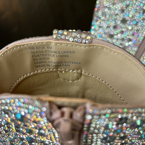Betsy Johnson Rhinestone Boots - Picture 8 of 11